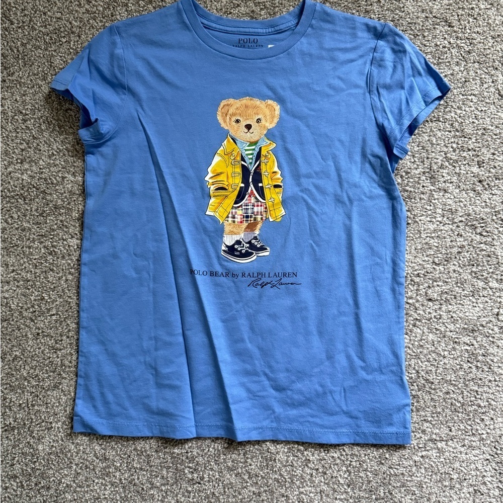 Polo by Ralph Lauren girls bear tee Back to School!